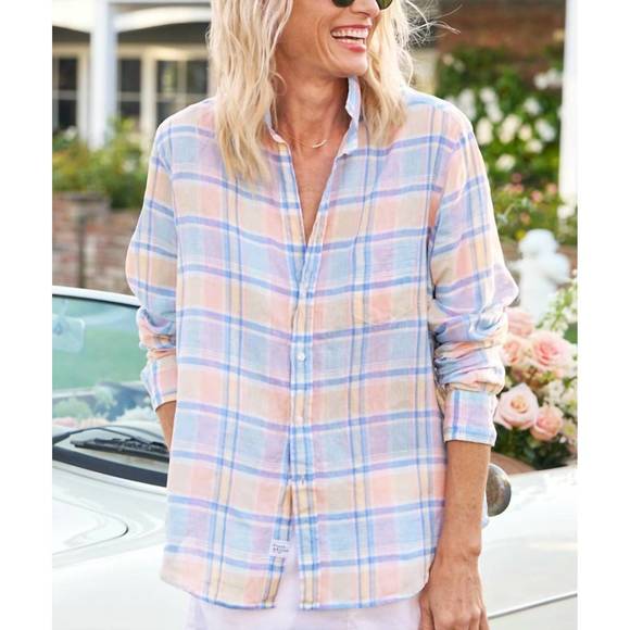 NEW FRANK & EILEEN eileen button-up in multi plaid - Picture 1 of 2